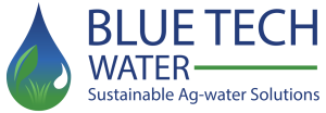 Blue Tech Water Logo - Horizontal