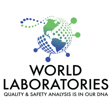World Laboratories Logo Stacked Tagged
